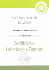 Bodymed Center Ansbach - zertifiziertes Leberfasten Zentrum